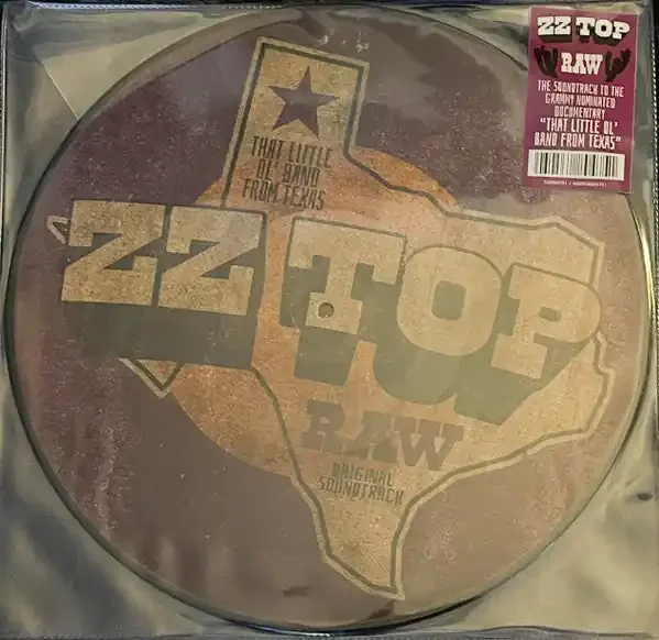 ZZ Top – Raw (‘That Little Ol‘ Band From Texas‘ Original Soundtrack) (LP, Album, Pic, 180) (Mint (M))