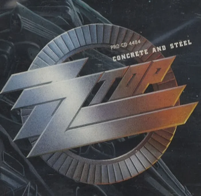 ZZ Top Concrete And Steel US Promo CD single